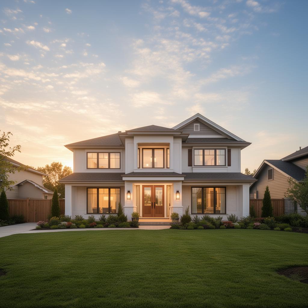 Modern American suburban home — get home insurance quotes